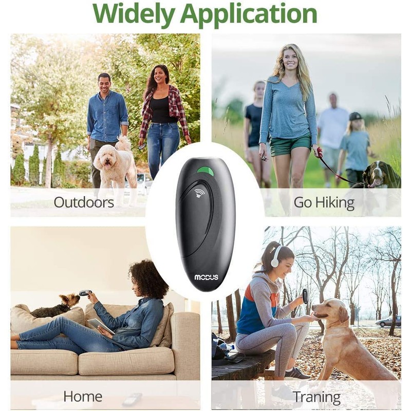 Ultrasonic Dog Barking Deterrent,MODUS 2 in 1 Dog Training and