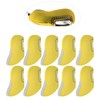 10Pcs Golf Putter Head Cover Iron Club See Through Window