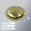 Gold Brushed Tub Drain Stopper,Universal Pop Up Bath Drain Plug