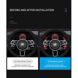 HIBEYO Car Shift Paddle Extender Fit for Honda Spirior Accord Odyssey Avancier CR-V Hybrid UR-V Acura CDX MDX ILX ABS Plastic Steering Wheel Paddle Extension-Pattern Black