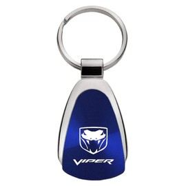 Au-Tomotive Gold, INC. Teardrop Key Fob for Dodge Viper Blue - DS-KCB.VIP-1