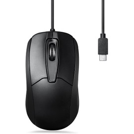 Perix PERIMICE-209U Basic Mouse Wired USB 1000DPI Optical Sensor 3-Button Black