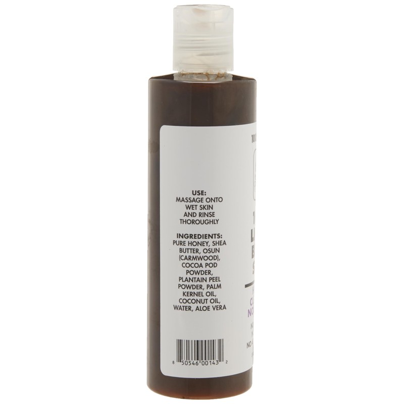RA COSMETICS 100% African Liquid Natural Black Soap - 8