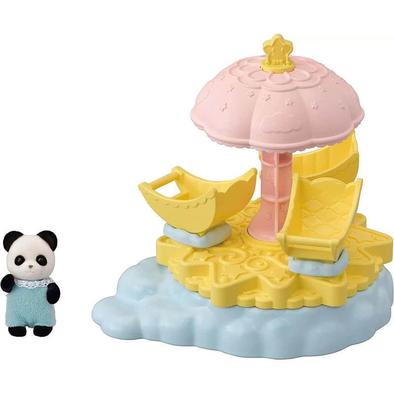 CALICO CRITTERS BABY STAR CAROUSEL & TONY POOKIE PANDA (CRITTER)