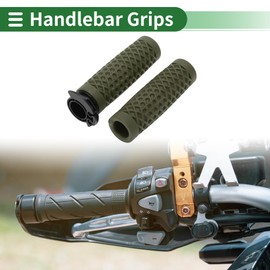 Motoforti 7/8" 22mm 15/16" 24mm Motorcycle Hand Grips Cover Kit Non Slip TPU Handlebar Cover for Motorcycle Scooter Bicycle ATV Green 1 Set
