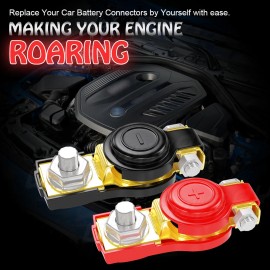 CHUSYYRAY Battery Terminal Car Vehicle Quick Connector Cable Clamp Clip Auto Accessories