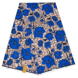 HollandaisWax 6616 - Tela africana de poliéster con estampado de Ankara