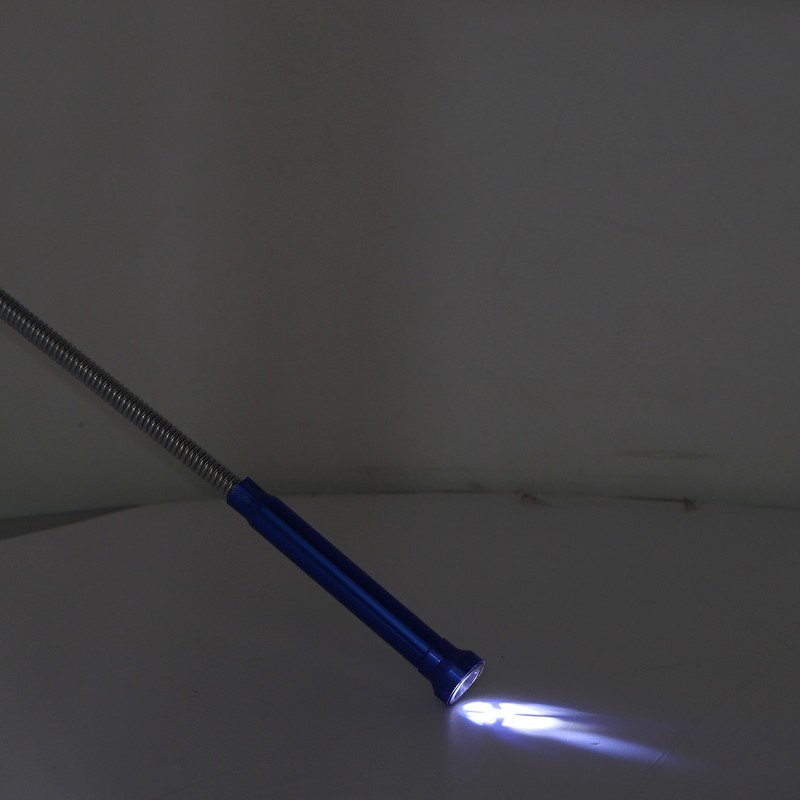 Claw Magnetic Pickup Tool with LED Light 24in Flexible Spring