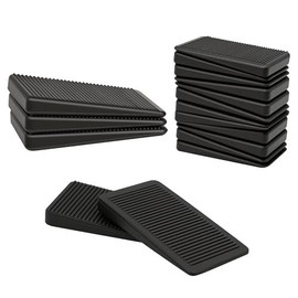 Cuñas para muebles, cuñas flexibles de plástico para nivelar muebles, anti-oscilación para silla, mesa, sofá, cama, inodoro para mejoras del hogar (ne