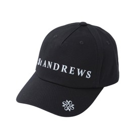 St Andrews 042-5987251 Unisex Cap, Adjustable Size, Golf Hat, 010_black