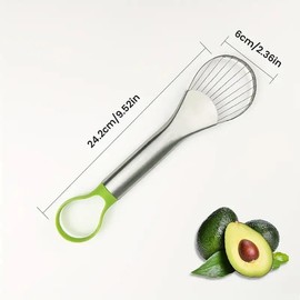 Multifunctional 2 in 1 Avocado Slicer, 1 Count Avocado Peeler & Cutter, Fruit & Vegetable Peeler, Kitchen Utensils & Gadgets