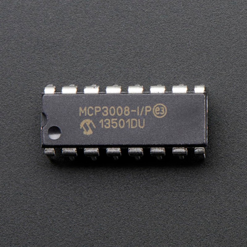 Adafruit BLUEXIN MCP3008 8-Channel 10-Bit A D Converter (SPI Connection)