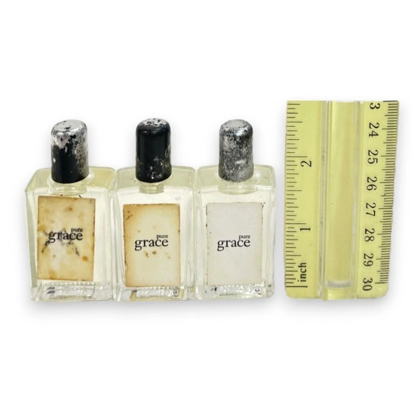 Philosophy Pure Grace Perfume Lot of 3 x (10ml /