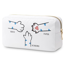 Funny Cat Lover Gifts for Women Makeup Bag Cat Themed Gifts Cat Mom Gifts Travel Cosmetic Bag Cat Owners Gifts Cat Gifts for Cat Lovers Daughter Sister Friendship Gifts Zipper Pouch Cat Lady Gifts