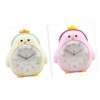 Cabilock Cartoon Clock Alarm Clock Desktop Clock Pink Scarf Cartoon