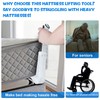 Mattress Lift Tool with Premium Plastic Lever Mechanism for Effortless