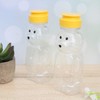 Cabilock Bear Honey Bottle Flip Top Lid Cap with Jar