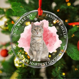 Pavo Pet Loss Sympathy Gift, Plexiglass Ornament 4–6 Inches, Pet Sympathy Gifts for Dogs, Cat Memorial Gifts for Loss of Cat, Dog Remembrance Gift, Custom Christmas Ornament, Car Hanging