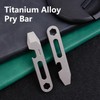 ainhue A315 Mini Pry Bar Bottle Opener, TC4 Titanium Multi-Tool