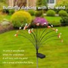 2 Sets Solar Garden Bee Lights IP65 Waterproof 8LEDs Solar