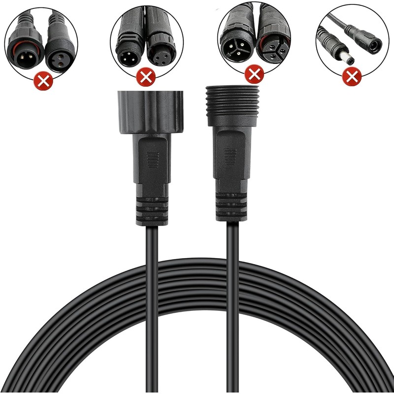 Jantoy Brightech Ambience Pro Waterproof Extension Cable for Solar Outdoor