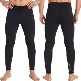 ZCCO Men&Women Wetsuit Long Pants, 3mm Neoprene Keep Warm, Diving Pants for Surfing, Kayaking, Swimming, Diving, Canoeing