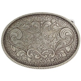 BELTINGER Ornas Belt Buckle 4.0 cm | Buckle Interchangeable Buckle Belt Buckle 40 mm Solid | Interchangeable Belt up to 4 cm, Antique silver
