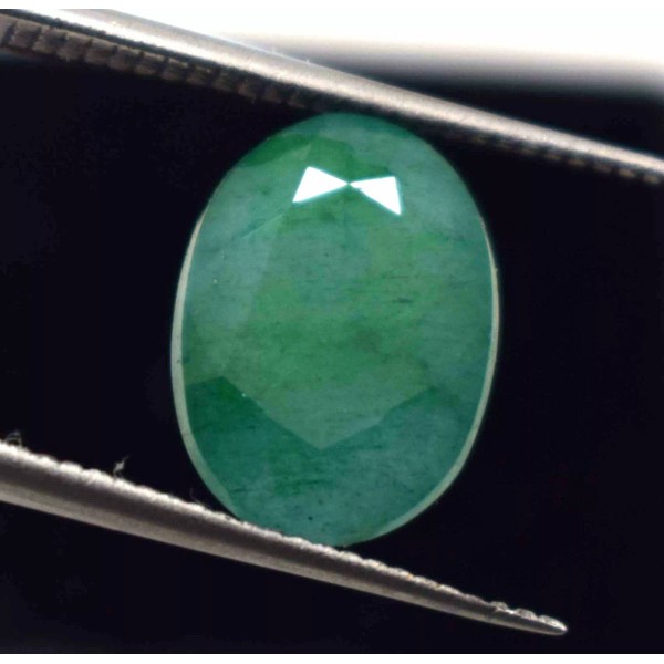 EPIC GEMS- 4 Ct+ Natural Green Emerald Oval Shape -