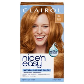 Clairol Nice'N Easy Crème 8R Medium Reddish Blonde (1 Kit)