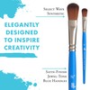 Princeton Select Artiste Paintbrush, Size 1/2 inch, Blue