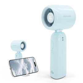 Portable Handheld Turbo Fan, 4500mAh Rechargeable Fan, High Speed Fans, 1-100 Stepless Speed Adjustment, Up to 16 Working Hours, LED Display, 3 IN 1 Personal Fans for Travel, Outdoor, Office, Makeup