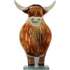 D&J Glassware Fused Glass in a Highland Cows Collection -