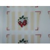 1 fabric panel, 6 sets of oven mitt tops,  STRAWBERRIES