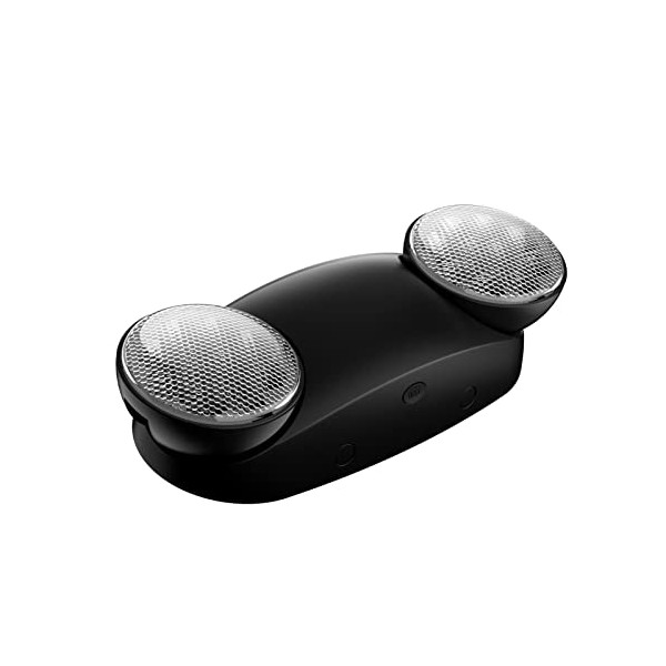 Spectsun 1 Pack Led Black Emergency Light with Battery Backup