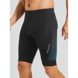 qualidyne Men's Cycling Bike Shorts 3D Padded Bicycle Riding Bike Biking Pants Cycle Shorts
