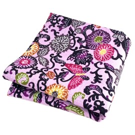 Kubakasaya Ryukyu Beni-shaped Furoshiki 19.7 inches (50 cm), Okinawa, Souvenir, Beni-shaped Small Furoshiki, Fuji Miscellaneous Goods