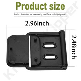 Garage Door Bracket for Ring Alarm Contact Sensors (2nd Gen), Easy-to-Install Garage Door Safety Accessory with Added Protection - Perfect Fit, Quick Installation