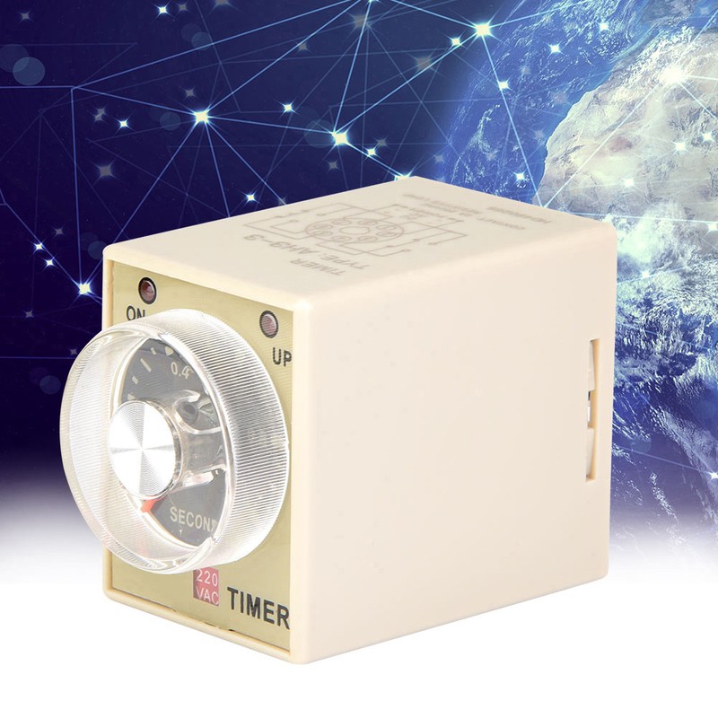 AH3-3 Power on Delay Timer Time Relay AC 220V 50/60Hz(60S)
