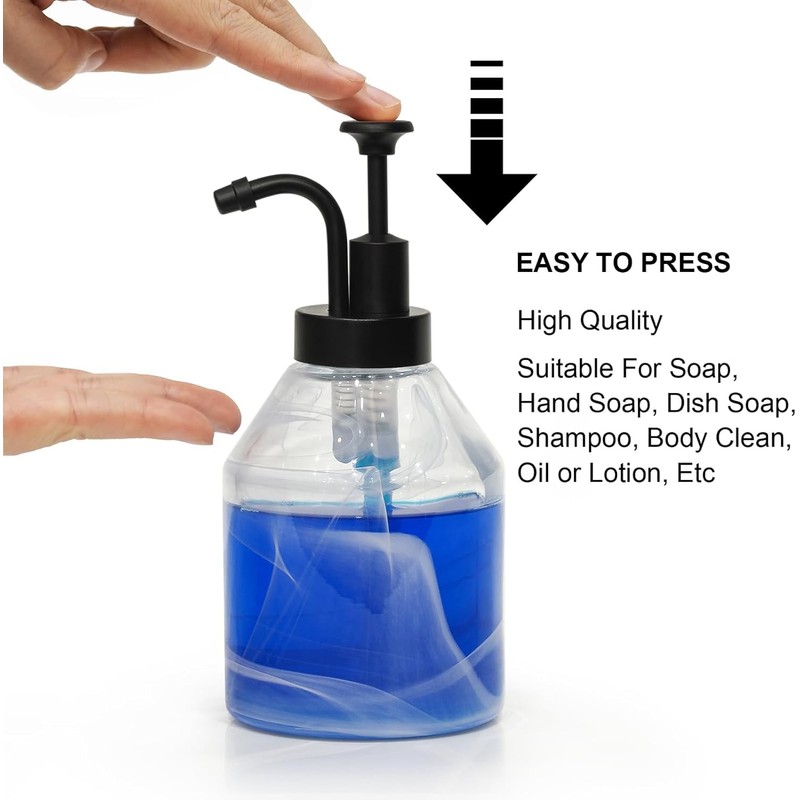 Soap and Lotion Dispenser Pumps,Smooth Action Pump,Replacement for Round 1.3in
