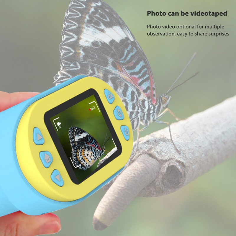 Handheld Mini Microscope Toy Multifunctional 2 Inch Screen 1080P 1000X