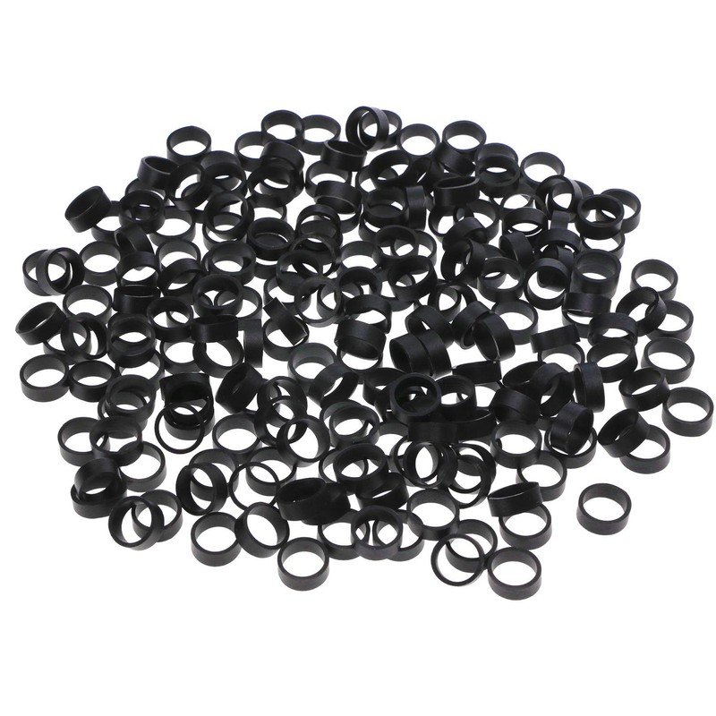 ONLYKXY 200 Pieces Silicone Cable Ties, Data Lines Silicone Cord