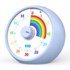Visual Timer for Kids, 60-Minute Countdown for Classroom Office Kitchen,