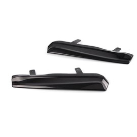 G-PLUS Mean Look Upper Headlight Cover Eyelids Replacement for 1999-2005 VW Compatible with Jetta MK4 1 Pair Black