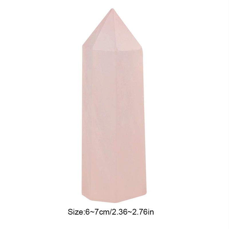 Fluorita Hexagonal Varita Hexagonal Fluorita Piedra de Fluorita Hexagonal Rosa