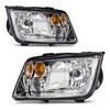 ADCARLIGHTS Headlight Assembly Pair for 1999-2005 Volkswagen Jetta MK4 Clear
