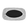 Arozzi アームレストパッド Memory Foam Armrest Pads Gray アームピロー メモリーファーム採用 調整可能なゴムバンド付属
