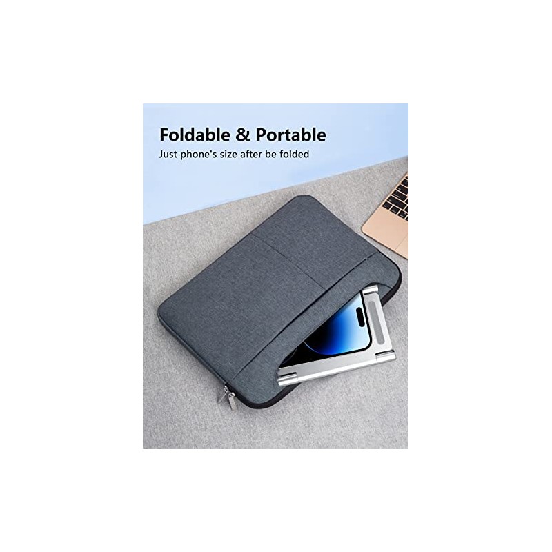 PHOCAR Soporte Multidispositivo 3 en 1, Base de Aluminio para