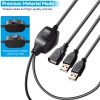 Herfair Usb Splitter 1 In 2 Out Printer Cable Splitter