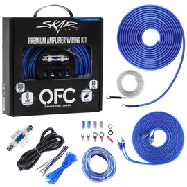 Skar Audio 8 Gauge OFC Complete Amplifier Installation Wiring Kit, SKAR8MANL-OFC