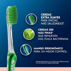 Oral Cepillo Dientes Ultrafino Cerdas Extra Suaves Una Limpieza Delicada Unidades